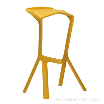 Modern stackable plastic Miura stool replica